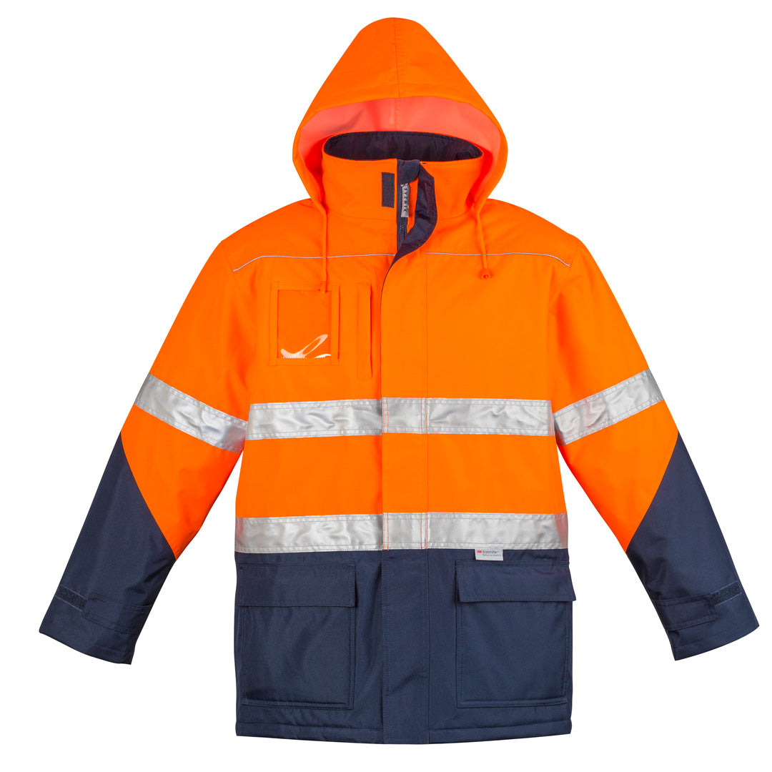 Syzmik The Gary Jacket | Mens | Taped Orange/Navy Work Safety Protective Gear