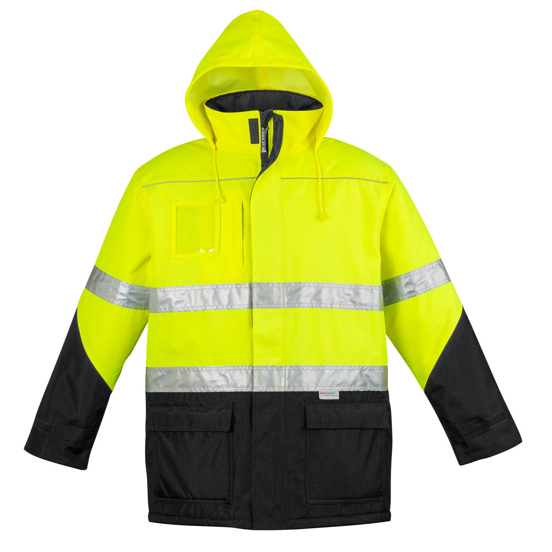 Syzmik The Gary Jacket | Mens | Taped Yellow/Black Work Safety Protective Gear
