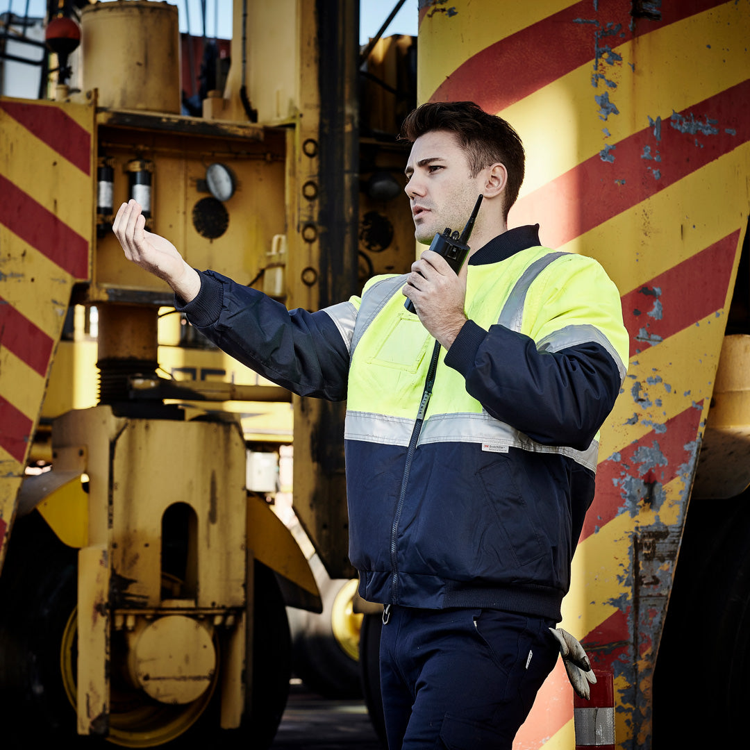 Syzmik The Lincoln Jacket | Mens | Taped Work Safety Protective Gear