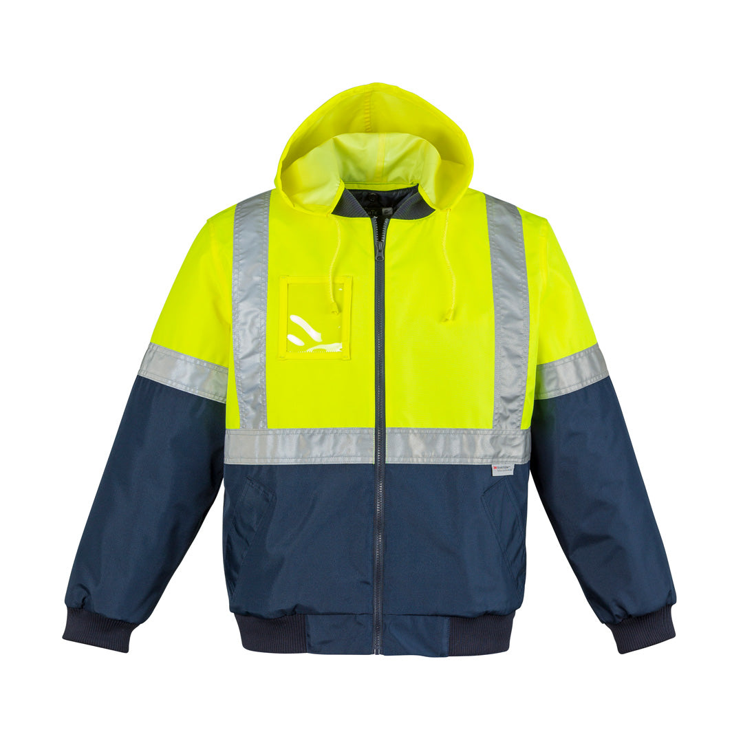Syzmik The Lincoln Jacket | Mens | Taped Yellow/Navy Work Safety Protective Gear