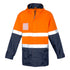 Syzmik The Ultralite Waterproof Jacket | Unisex Orange/Navy Work Safety Protective Gear