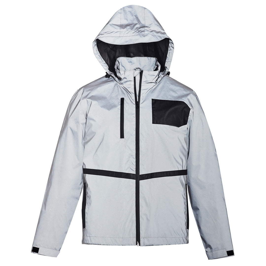 Streetworx The Reflective Waterproof Jacket | Unisex Silver Coats & Jackets