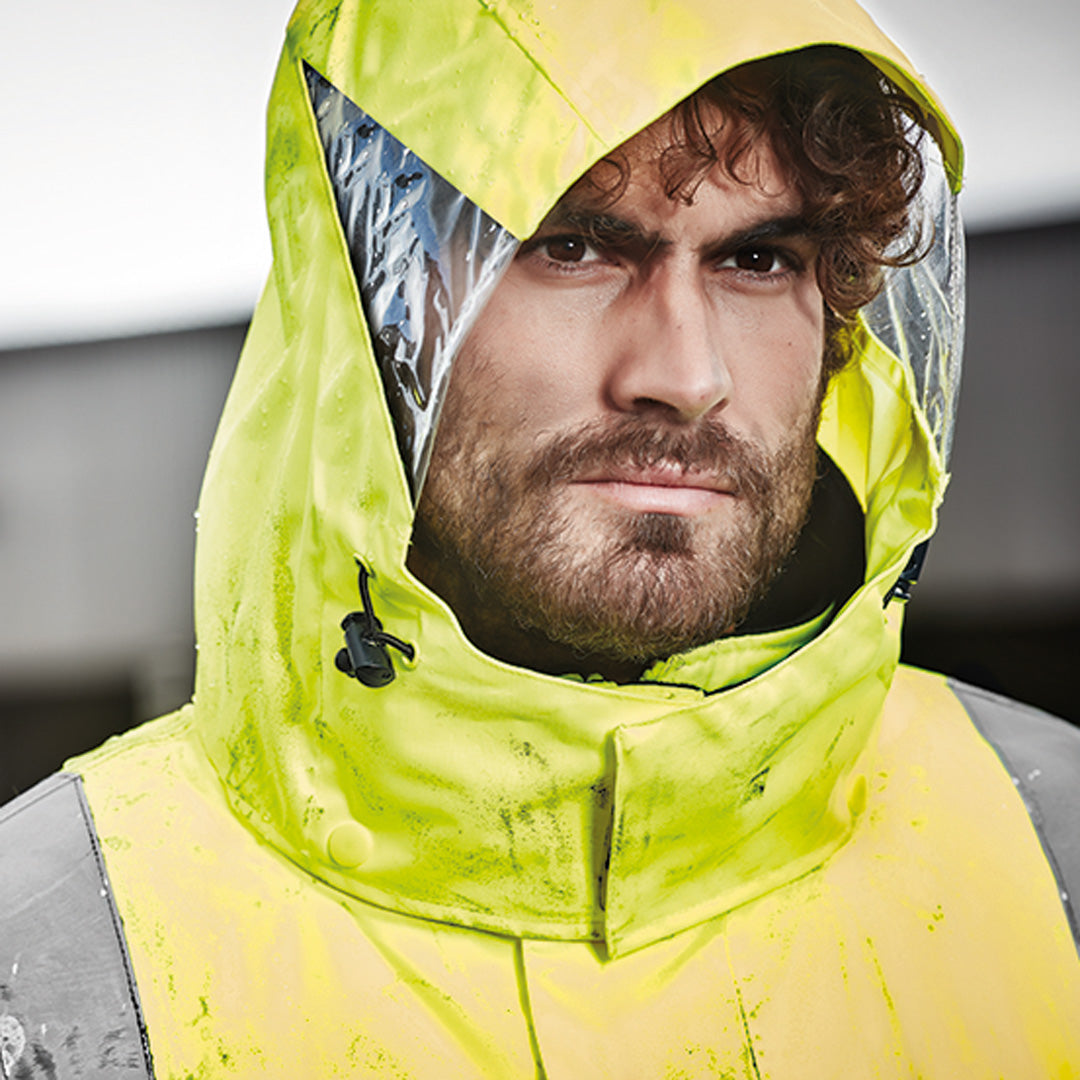Syzmik The Bevan Jacket | Mens | Hi Vis Taped Work Safety Protective Gear