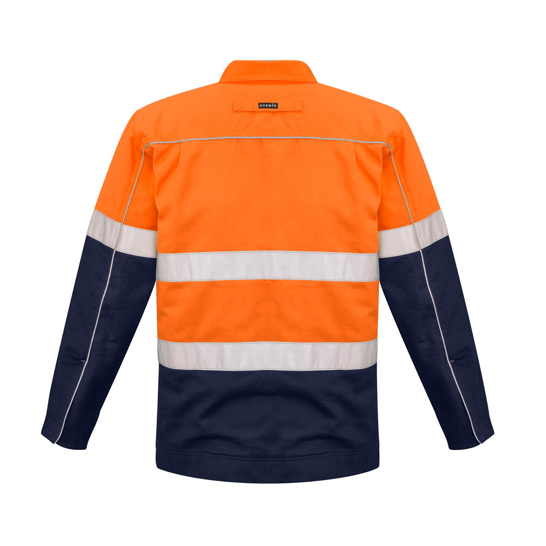 Syzmik The Hi Vis Cotton Drill Jacket | Unisex Work Safety Protective Gear