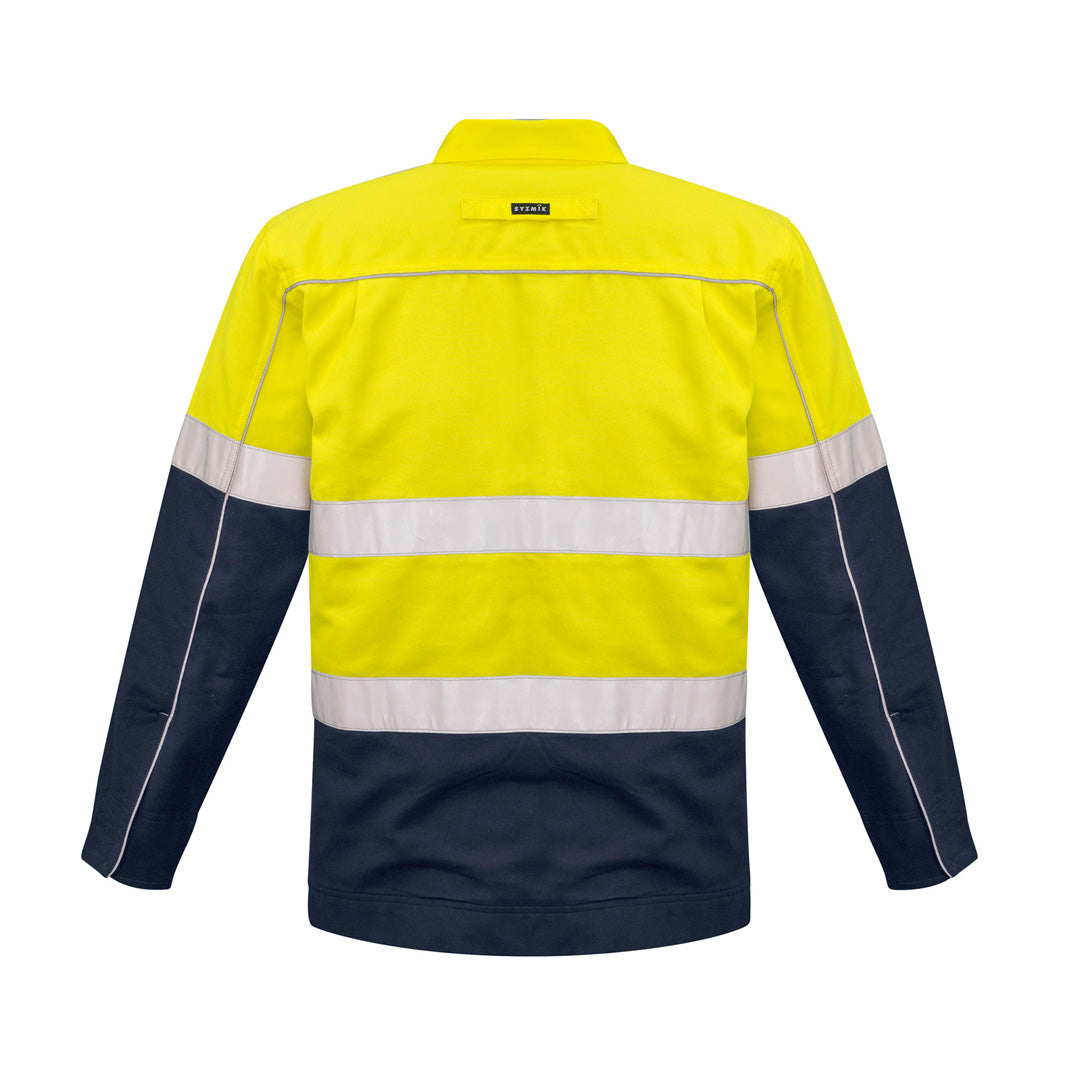Syzmik The Hi Vis Cotton Drill Jacket | Unisex Work Safety Protective Gear