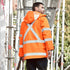 Syzmik The Hi Vis X Back Taped 4 in 1 Jacket | Unisex Work Safety Protective Gear