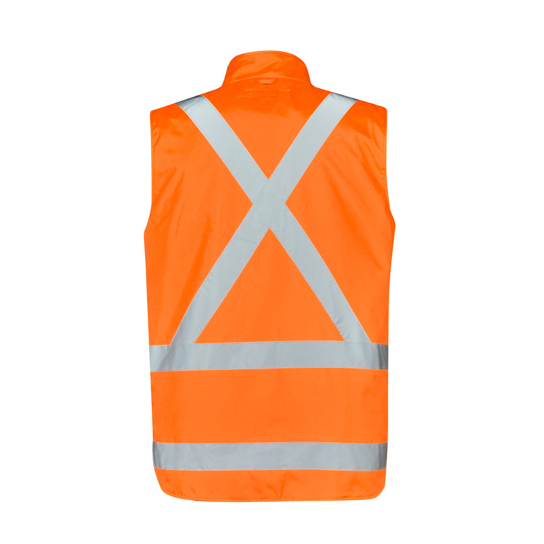 Syzmik The Hi Vis X Back Taped 4 in 1 Jacket | Unisex Work Safety Protective Gear