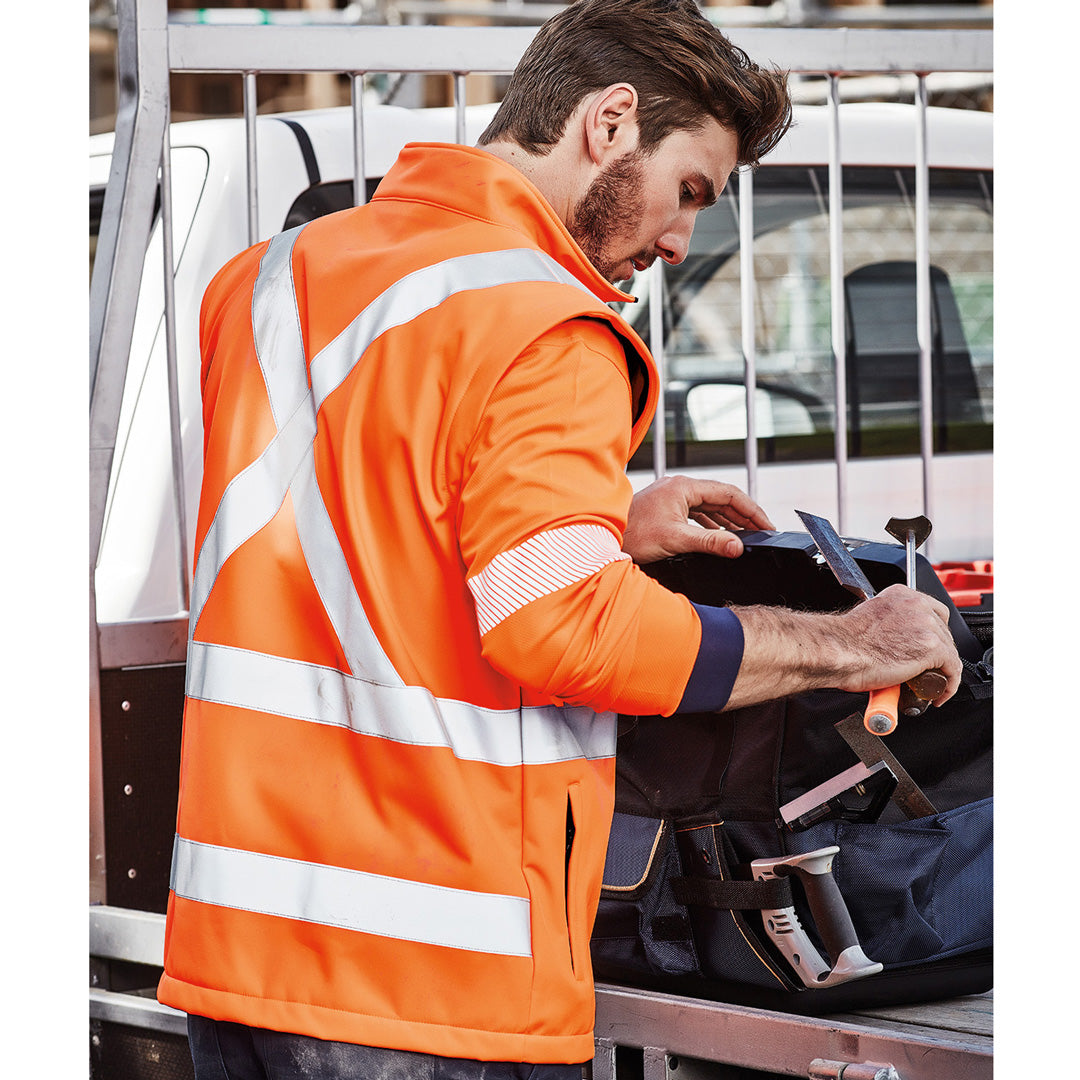 Syzmik The Hi Vis X Back Taped 2 in 1 Jacket | Unisex Work Safety Protective Gear