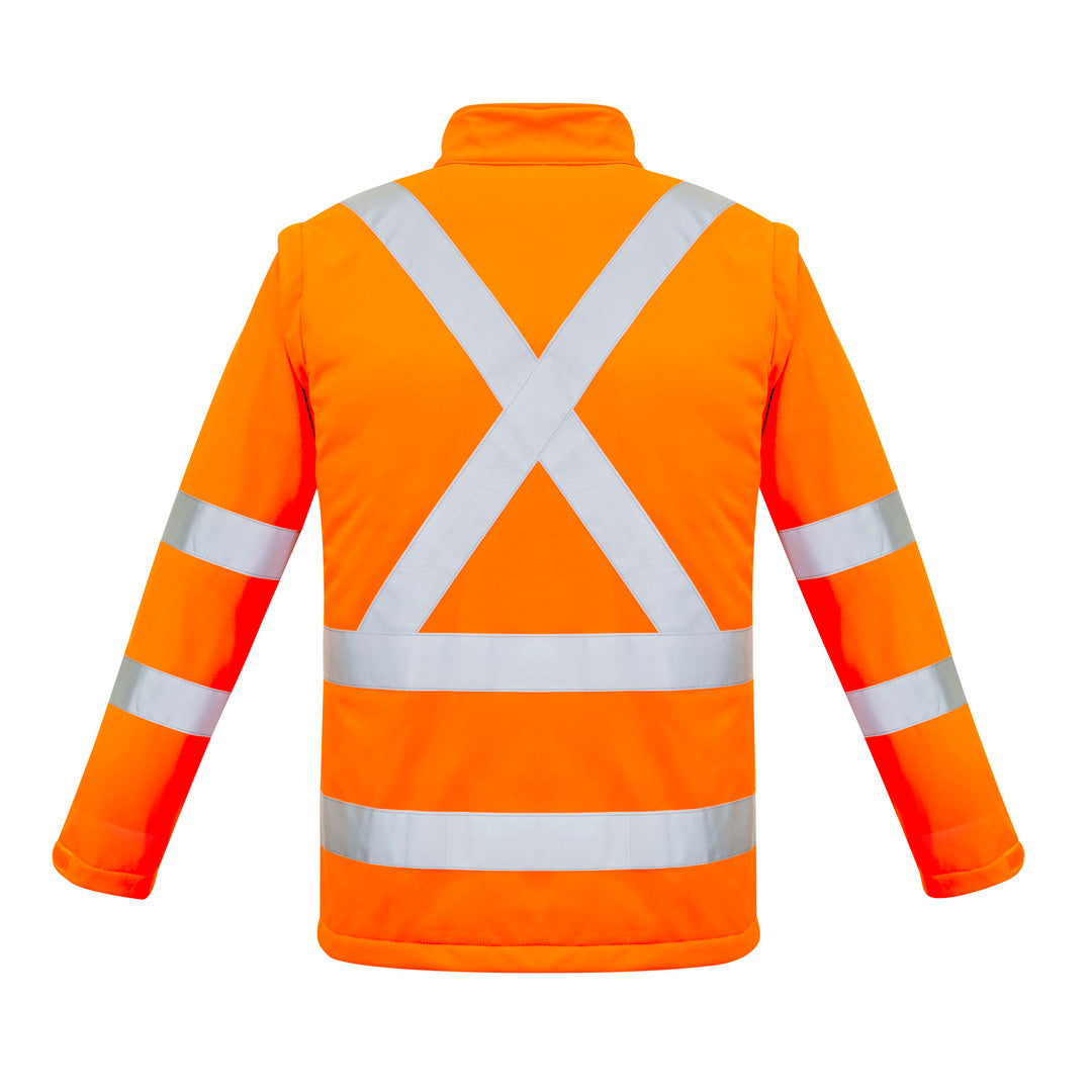 Syzmik The Hi Vis X Back Taped 2 in 1 Jacket | Unisex Work Safety Protective Gear