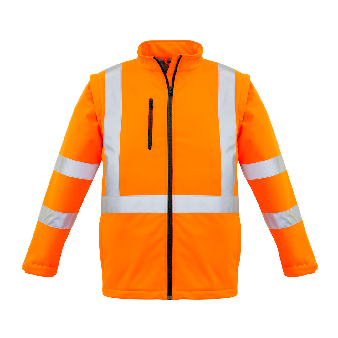 Syzmik The Hi Vis X Back Taped 2 in 1 Jacket | Unisex Orange Work Safety Protective Gear