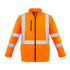 Syzmik The Hi Vis X Back Taped 2 in 1 Jacket | Unisex Orange Work Safety Protective Gear