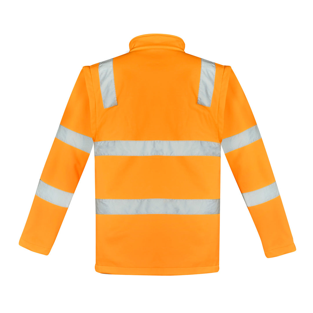 Syzmik The Hi Vis Vic Rail 2 in 1 Softshell Jacket | Unisex Work Safety Protective Gear