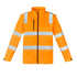 Syzmik The Hi Vis Vic Rail 2 in 1 Softshell Jacket | Unisex Orange Work Safety Protective Gear