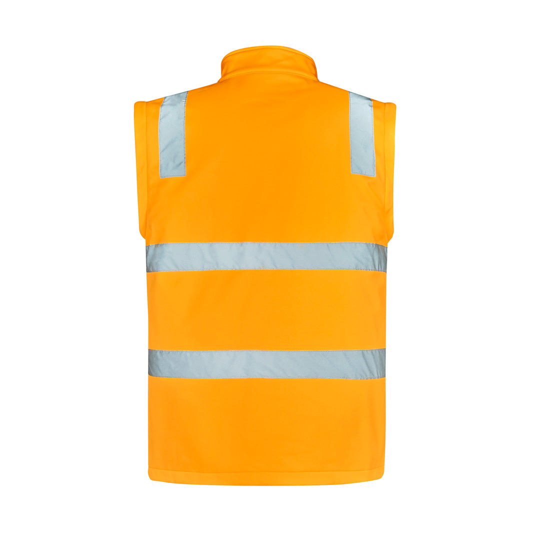 Syzmik The Hi Vis Vic Rail 2 in 1 Softshell Jacket | Unisex Work Safety Protective Gear