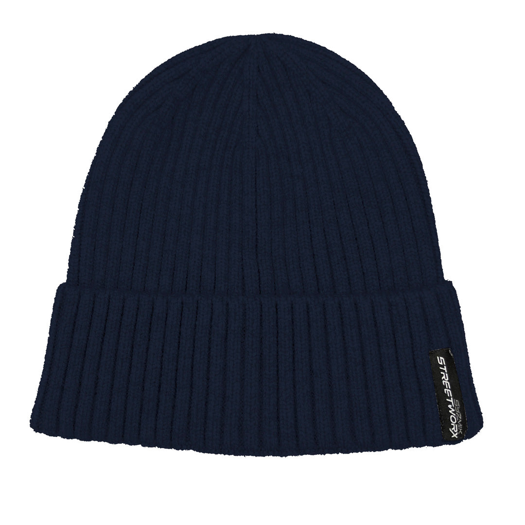 Streetworx The Streetworx Beanie Navy Hats