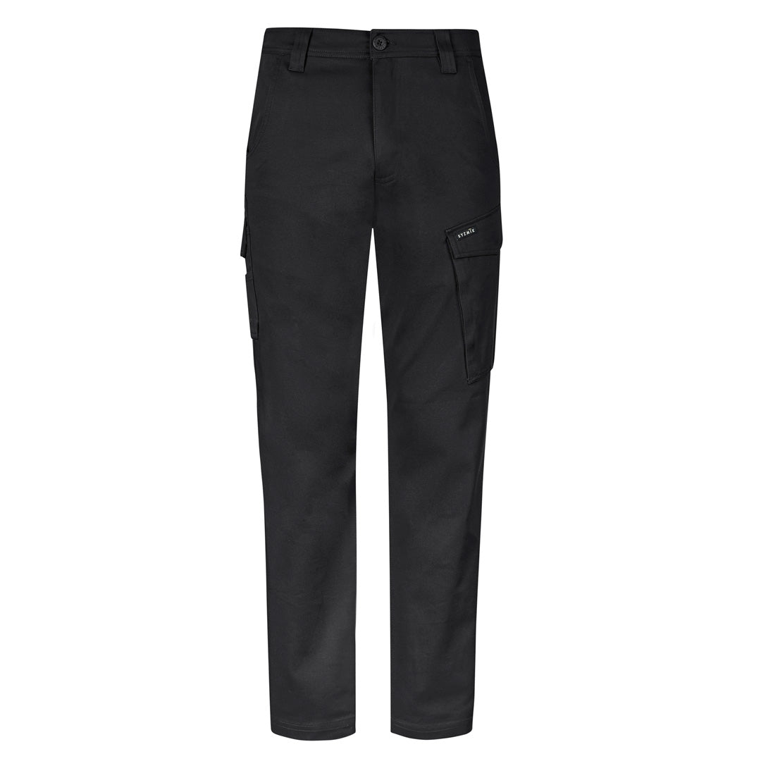 Syzmik The Essential Stretch Cargo Pant | Mens Black Pants
