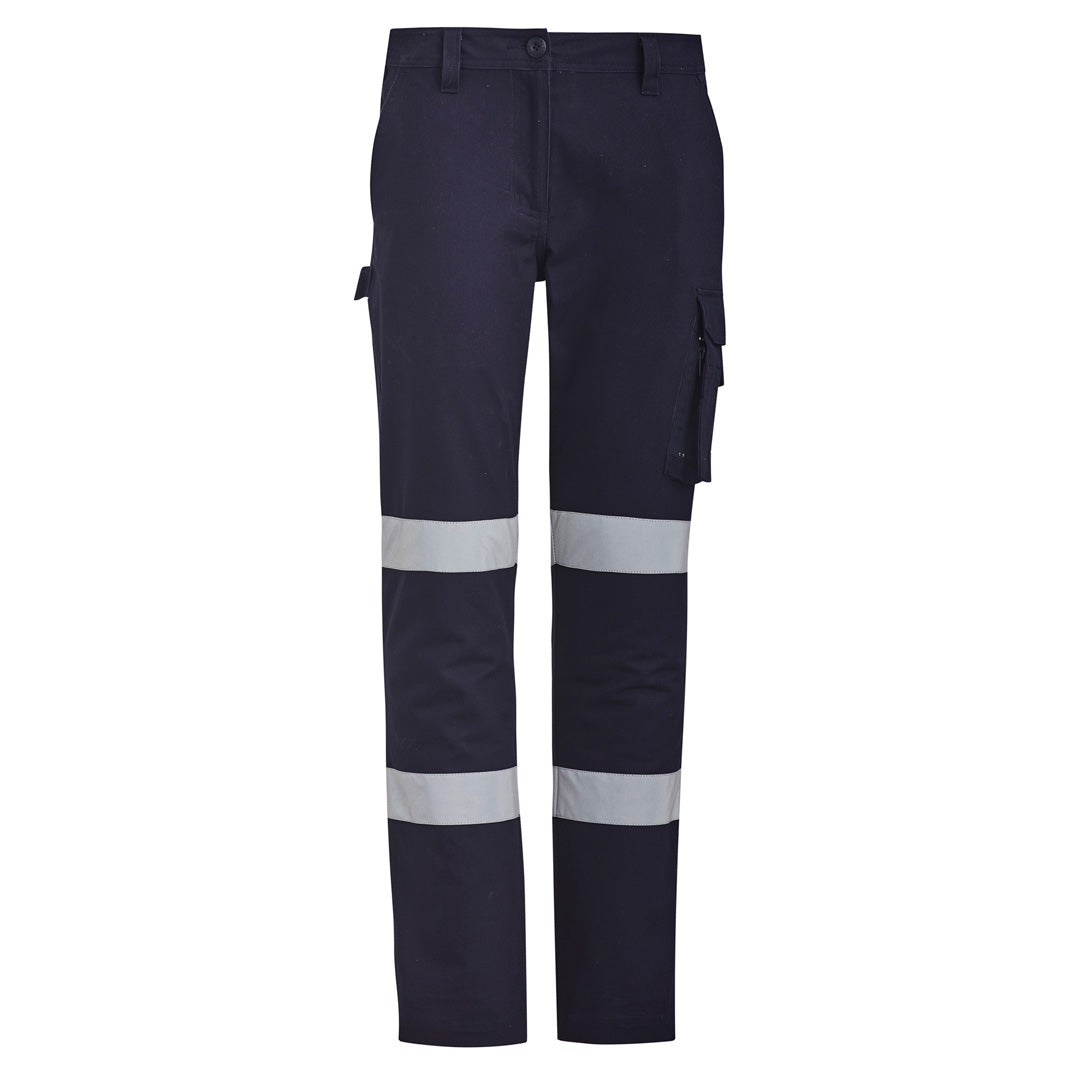 Syzmik The Bio Motion Taped Pant | Ladies Navy Work Safety Protective Gear