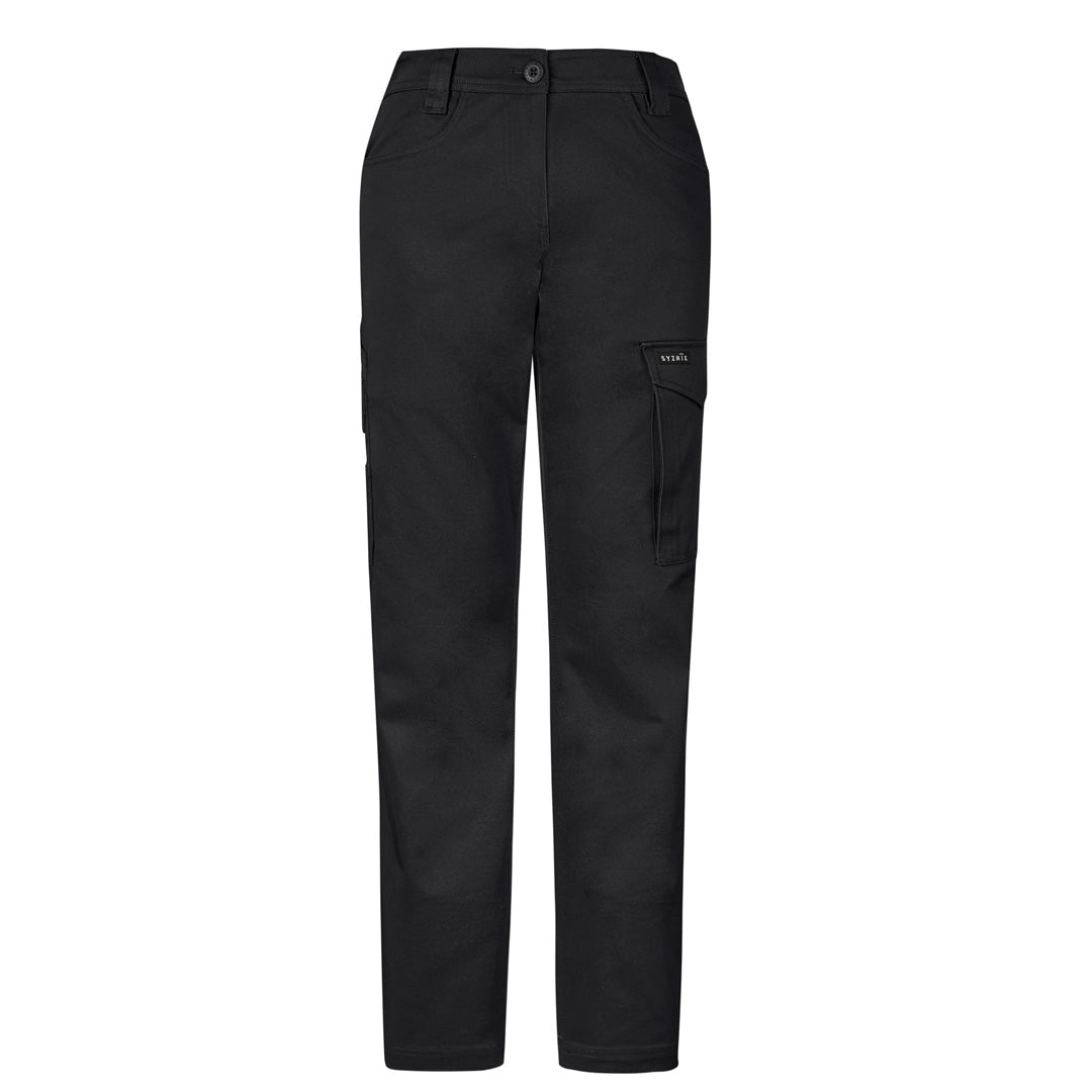 Syzmik The Essential Stretch Cargo Pant | Ladies Black Pants