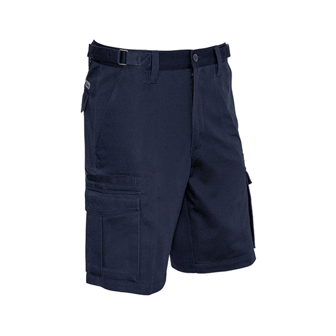 Syzmik The Basic Cargo Short | Mens Navy Shorts