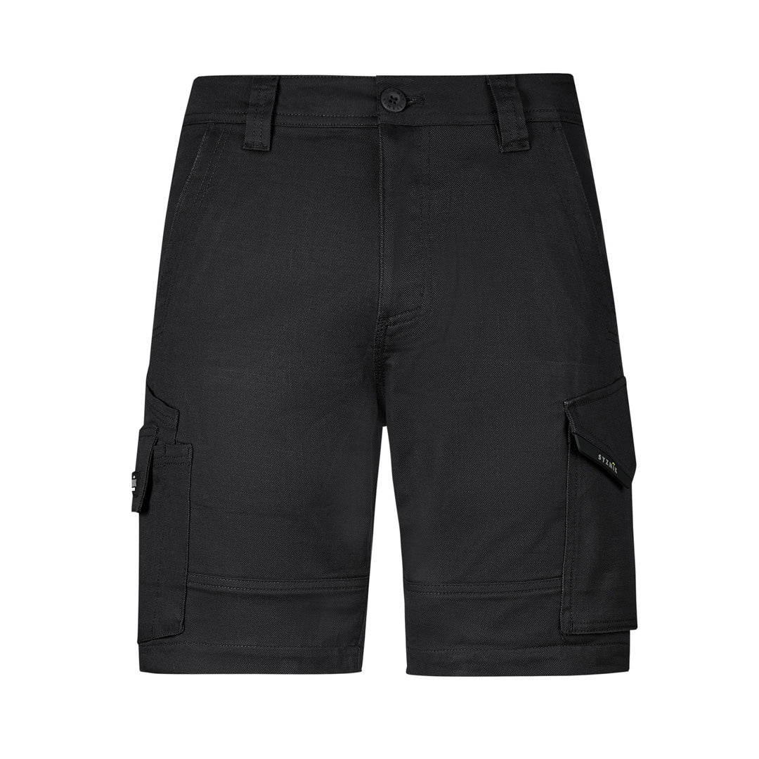 Syzmik The Rugged Cooling Stretch Short | Mens Black Shorts