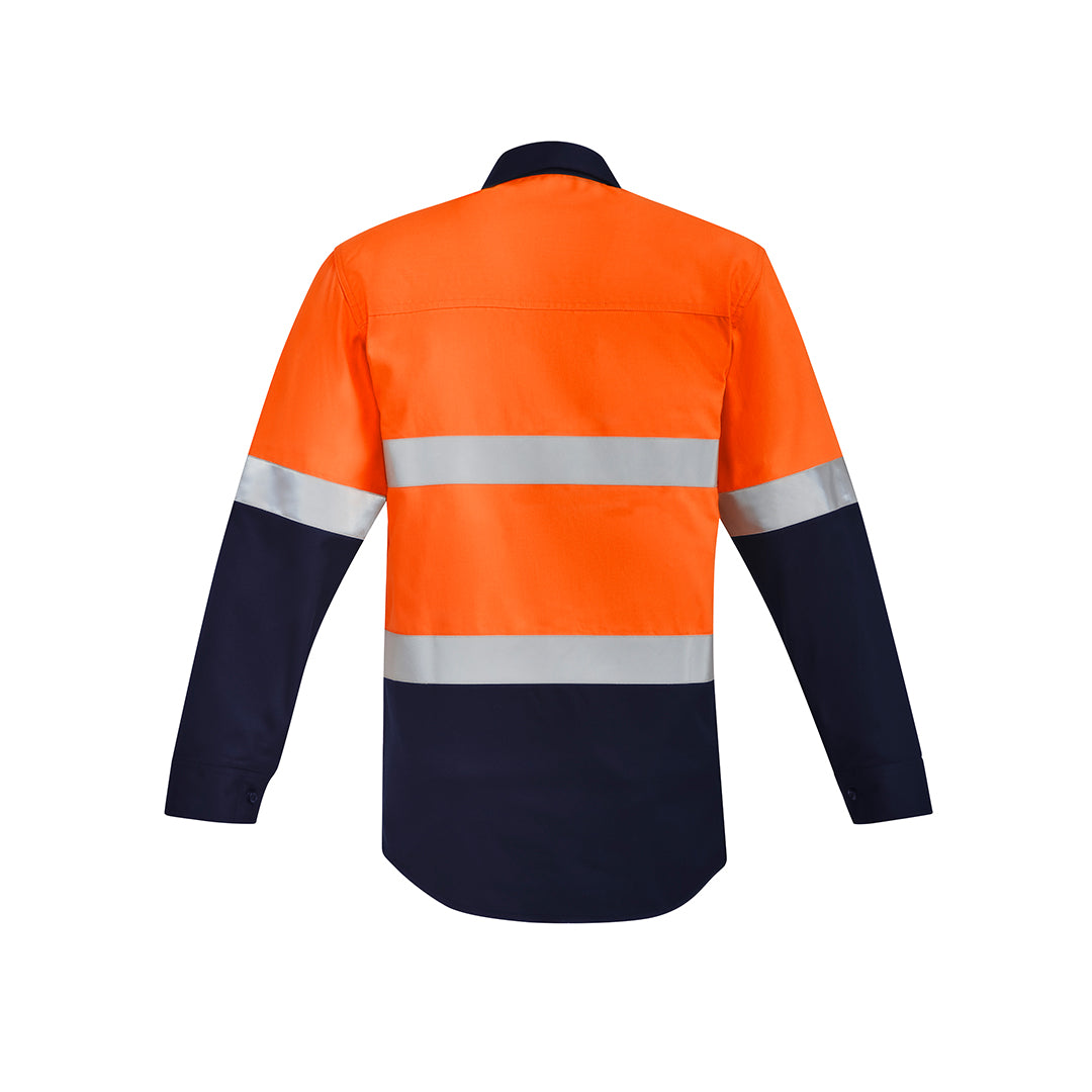 Syzmik The Peter Shirt | Mens | Hi Vis Taped | Flame Resistant | Open Front Work Safety Protective Gear