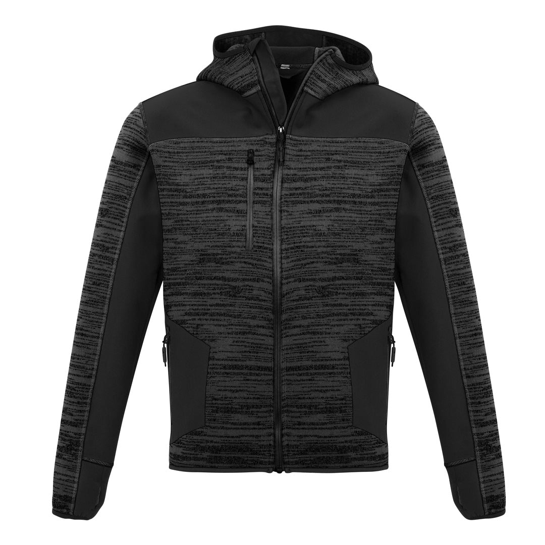 Streetworx The David Hoodie | Mens | Zip Through Gunmetal Shirts & Tops