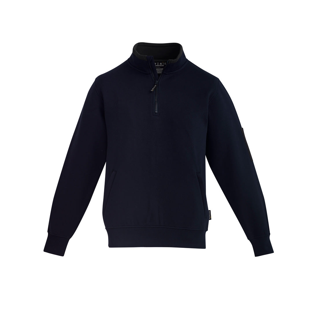 Syzmik The Glen Jumper | Mens Navy/Charcoal Shirts & Tops