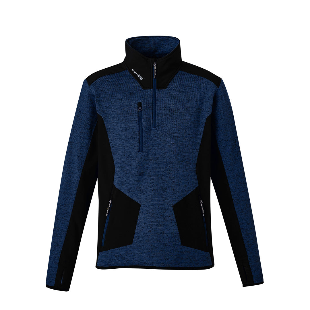 Streetworx The David Jumper | Mens | 1/4 Zip Navy Outerwear