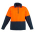 Syzmik The Hi Vis Half Zip Fleece Jumper | Unisex Orange/Navy Shirts & Tops
