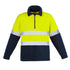 Syzmik The Hi Vis Hooped Tape Polar Fleece Jumper | Mens Yellow/Navy Outerwear