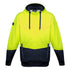 Syzmik The Hi Vis Textured Jacquard Hoodie | Pullover | Unisex Yellow/Navy Shirts & Tops
