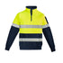 Syzmik The Justin Jumper | Mens | 1/4 Zip Taped Yellow/Navy Work Safety Protective Gear