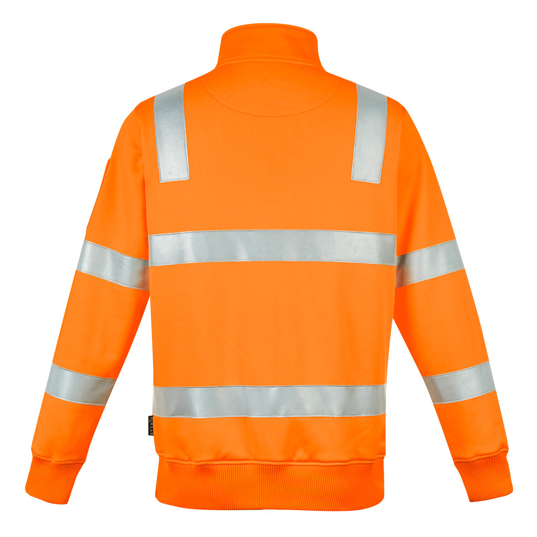 Syzmik The Hi Vis Vic Rail 1/4 Zip Jumper | Unisex Work Safety Protective Gear