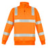 Syzmik The Hi Vis Vic Rail 1/4 Zip Jumper | Unisex Orange Work Safety Protective Gear