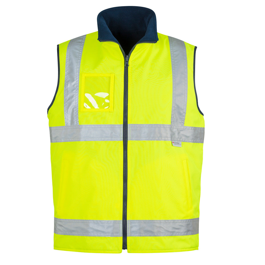 Syzmik The Hi Vis Lightweight Fleece Lined Vest | Mens Yellow Vests
