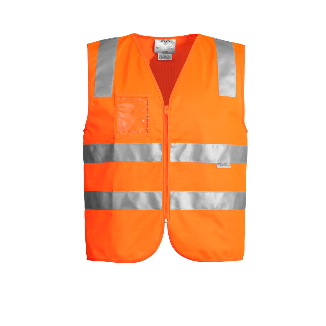 Syzmik The Tim Vest | Mens | Zip Orange Work Safety Protective Gear