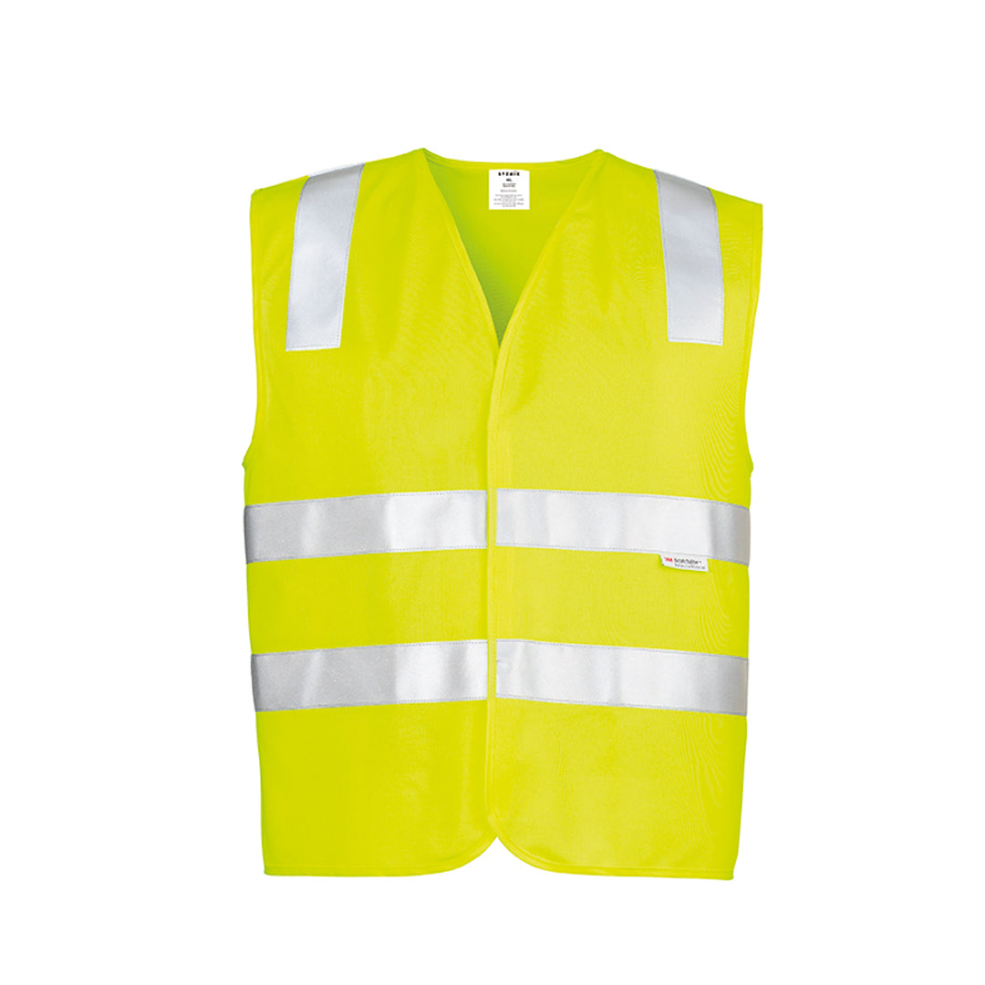 Syzmik The Mason Vest | Mens | Velcro Yellow Work Safety Protective Gear