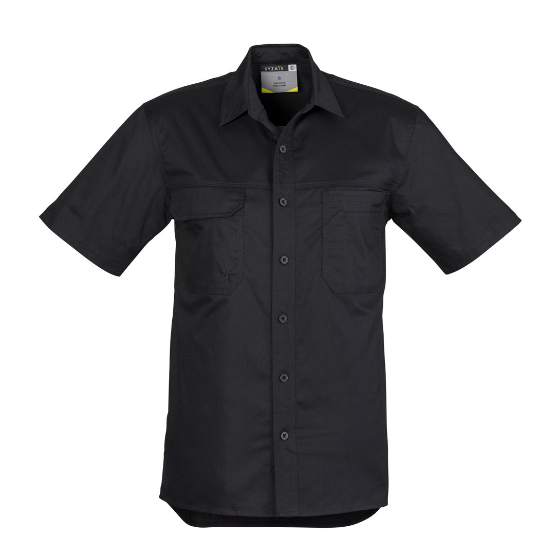 Syzmik The Scott Shirt | Mens | Short and Long Sleeve Black Shirts & Tops