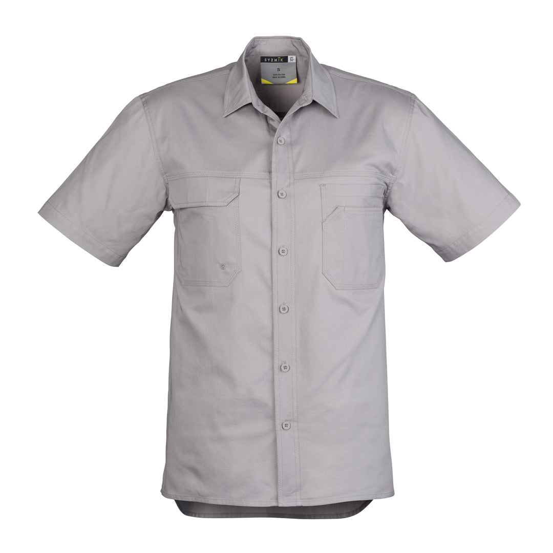 Syzmik The Scott Shirt | Mens | Short and Long Sleeve Grey Shirts & Tops