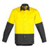 Syzmik The Matt Shirt | Mens | Long Sleeve Yellow/Charcoal Shirts & Tops