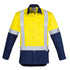 Syzmik The Industrial Shirt | Mens | Long Sleeve Yellow/Navy Work Safety Protective Gear