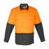 Syzmik The John Shirt | Adults | Short & Long Sleeve Orange/Charcoal Shirts & Tops