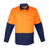 Syzmik The John Shirt | Adults | Short & Long Sleeve Orange/Navy Shirts & Tops