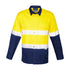 Syzmik The Mike Shirt | Adults | Short & Long Sleeve Yellow/Navy Work Safety Protective Gear