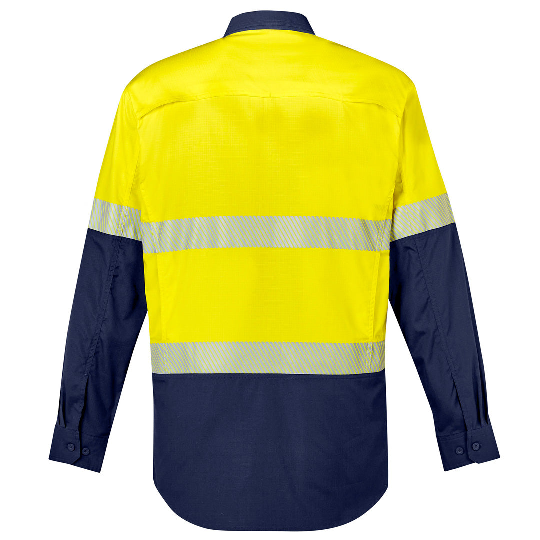 Syzmik The Rugged Segmented Shirt | Mens | Long Sleeve Work Safety Protective Gear