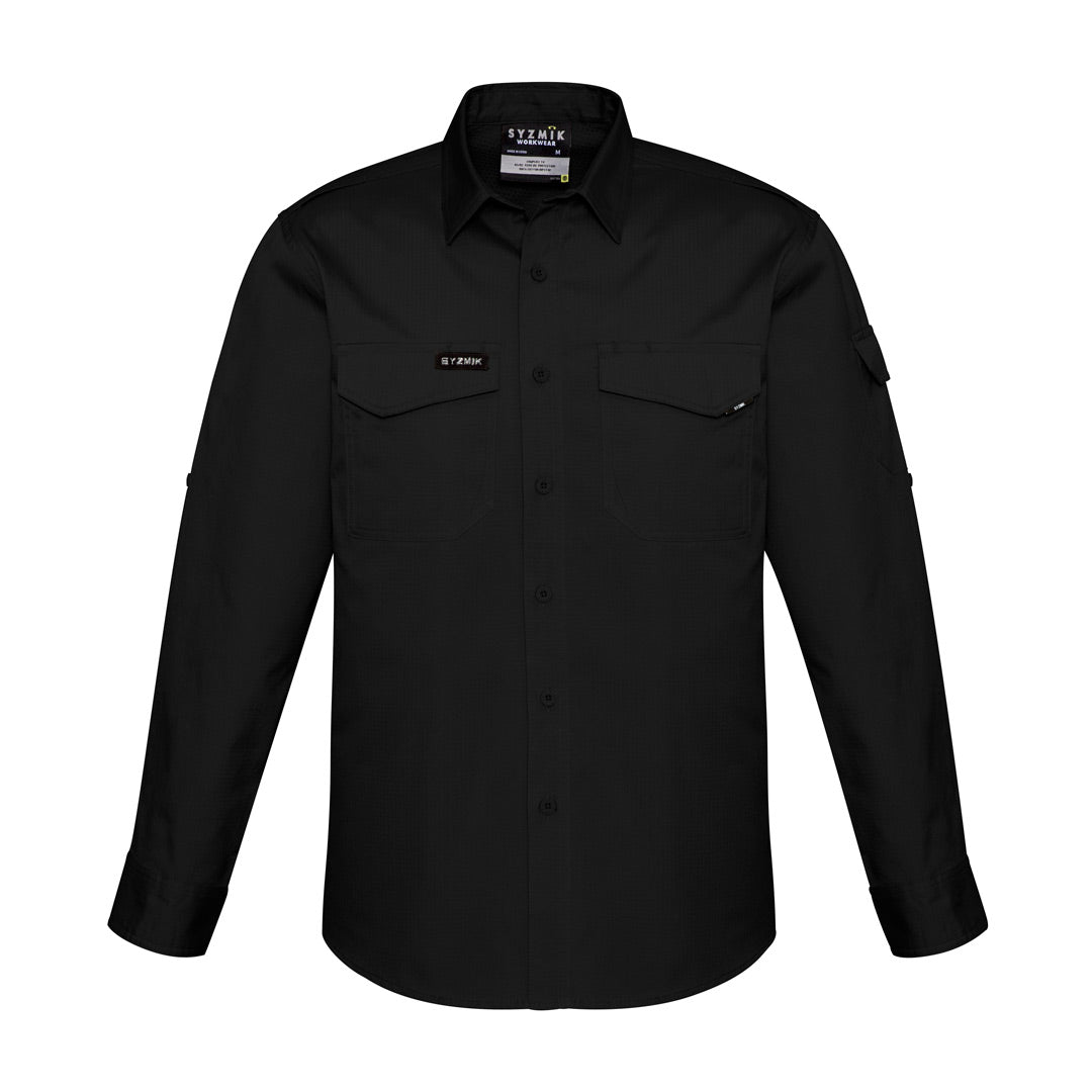 Syzmik The Nick Shirt | Adults | Short & Long Sleeve Black Shirts & Tops