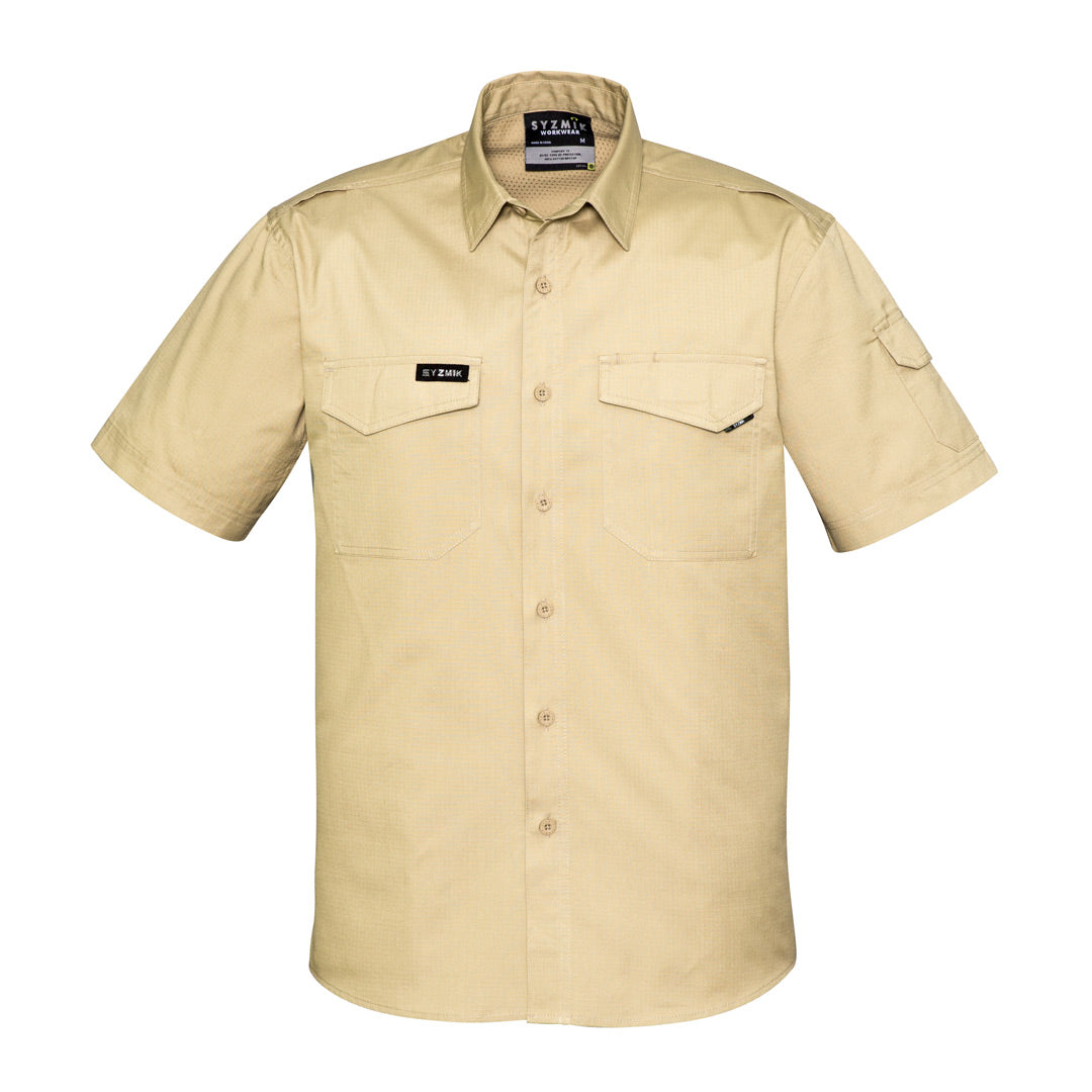Syzmik The Nick Shirt | Adults | Short & Long Sleeve Khaki Shirts & Tops