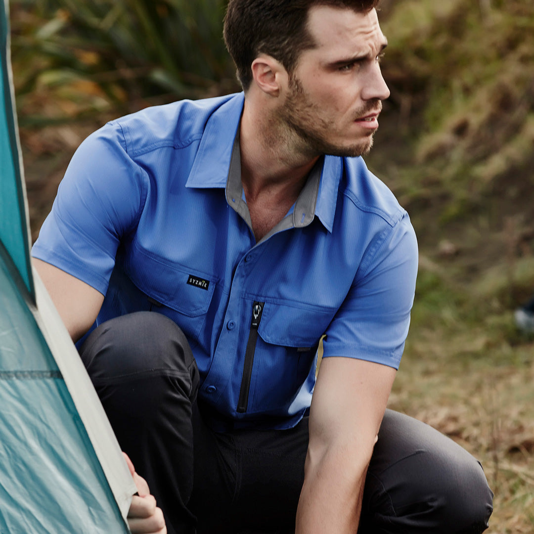 Syzmik The Outdoor Shirt | Unisex | Short Sleeve Shirts & Tops