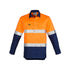 Syzmik The Joe Shirt | Adults | Long Sleeve Orange/Navy Work Safety Protective Gear