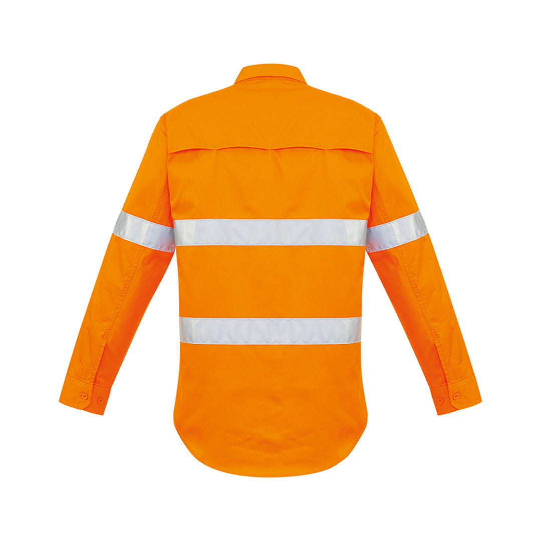 Syzmik The Hi Vis Hoop Tape Shirt | Adults | Long Sleeve Work Safety Protective Gear